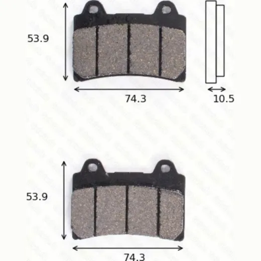 disk brake pads MCB 559 SV ABE approved