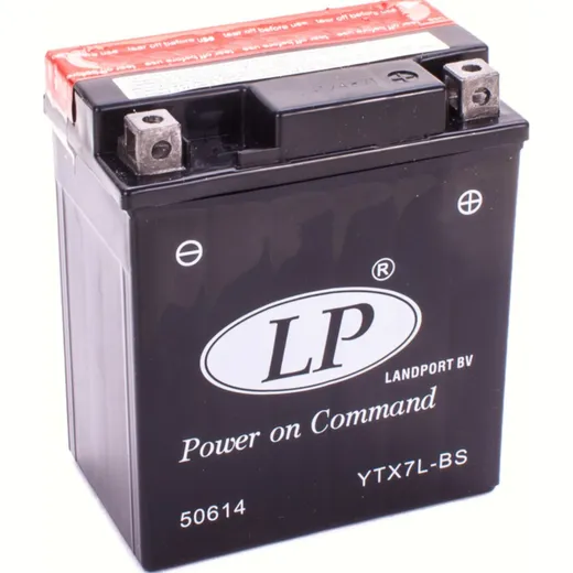 YTX7L-BS 12V/6AH DIN50614 for: AGM battery 113x70x130mm 1088084L