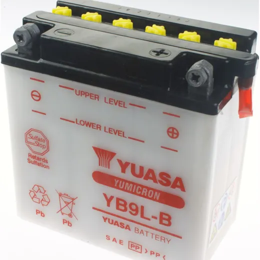 YB9L-B DIN50915 dry-battery 138x77x141mm