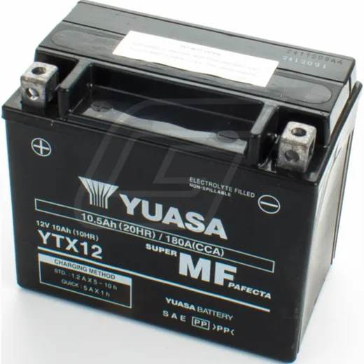 YTX12 (compare YTX12-BS) DIN51012 12V/10AH SLA Battery 150x87x130mm