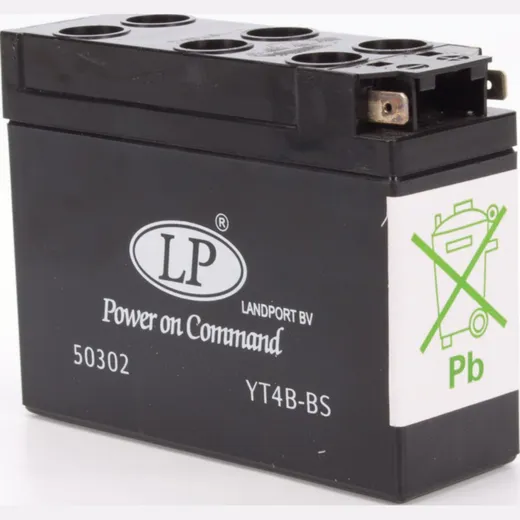 YT4B-BS/ YT4B-5 12V2.3AH DIN50302 for: AGM battery 113x39x85mm