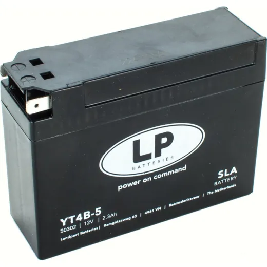 YT4B-BS/ YT4B-5 12V2.3AH DIN50302 SLA battery 113x39x85mm