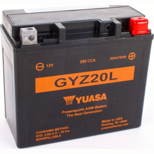 GYZ20L(WC) 12V/20AH SLA high performance battery L175xB87xH15mm