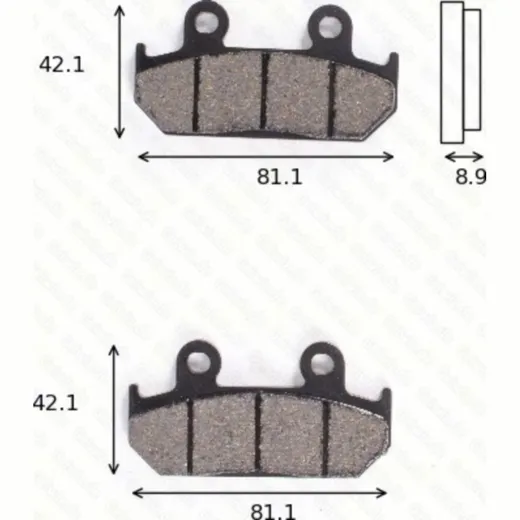 disk brake pads MCB 562 SRQ