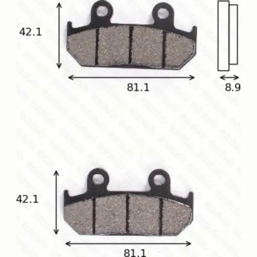 disk brake pads MCB 562 SV ABE approved