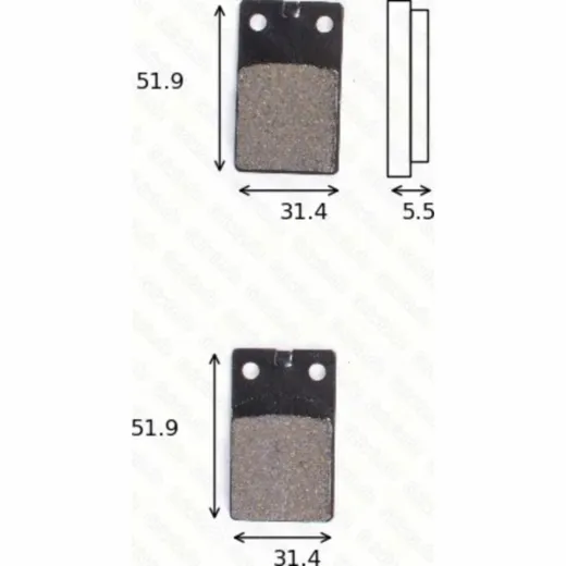 disk brake pads MCB 564 SR