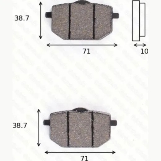 disk brake pads MCB 568 SV ABE approved