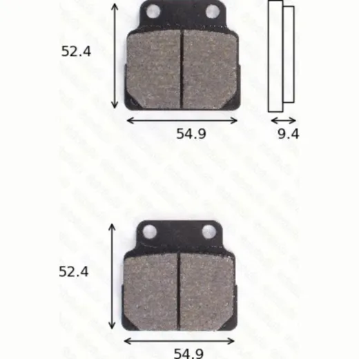 disk brake pads MCB 570 ABE approved