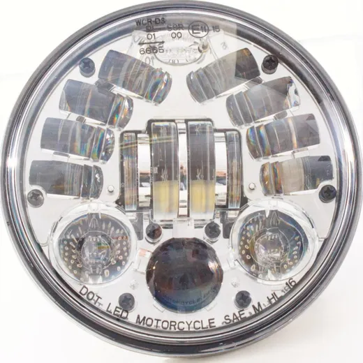 Headlight with adaptive light type 8690 (5 3/4" housing) chrome E-proofed