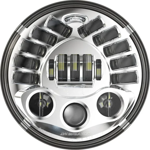 Headlight with adaptive light type 8790 (7"housing ) chrome E-proofed