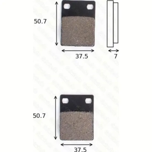 Bremsklötze Scheibenbremsbeläge MCB 577 mit ABE