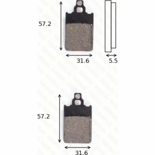 disk brake pads MCB 578 ABE approved