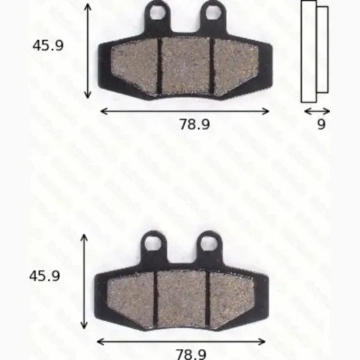 disk brake pads MCB 592 ABE approved