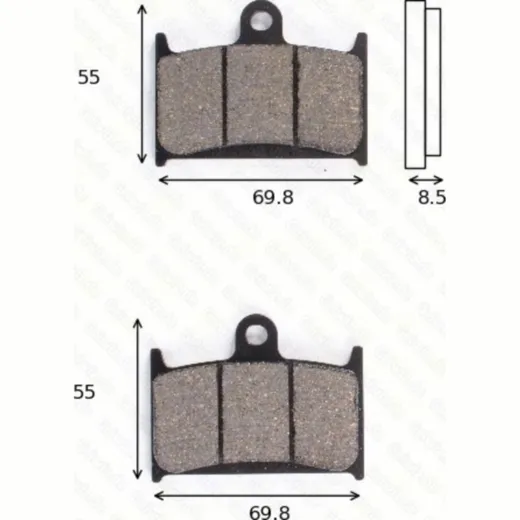 disk brake pads MCB 595 SRQ
