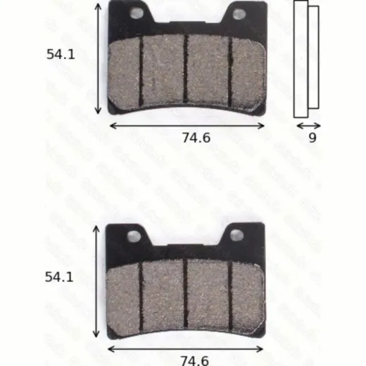 disk brake pads MCB 622 ABE approved