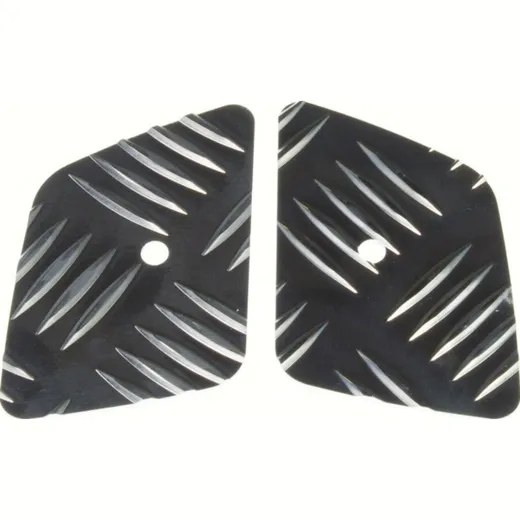 Beifahrer-Trittbleche, Alu-Riffelblech CPI Hussar,Oliver