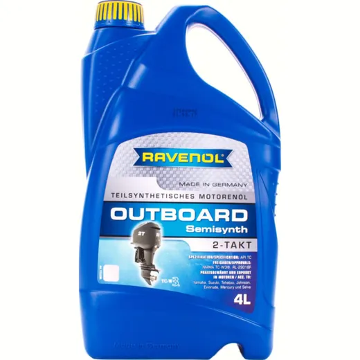 RAVENOL Outboardoel 2T Teilsynth. 4 Liter Kanister