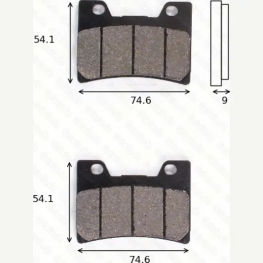 Bremsklötze Scheibenbremsbeläge MCB 642 mit ABE