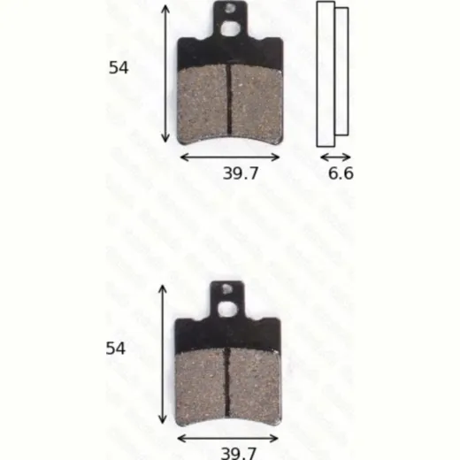 disk brake pads MCB 644 ABE approved