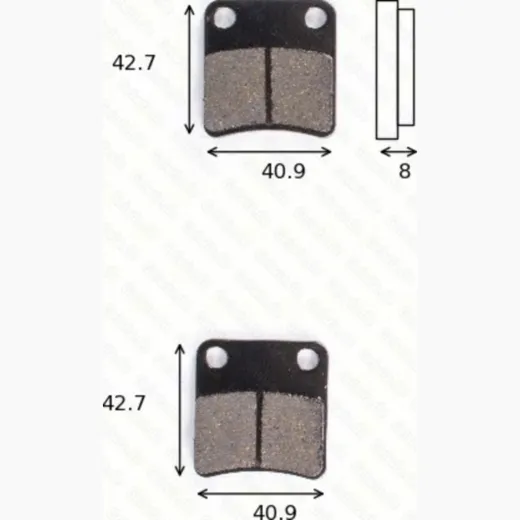 disk brake pads MCB 647 ABE approved