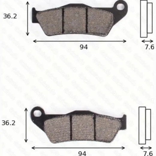 disk brake pads MCB 648 SI ABE approved