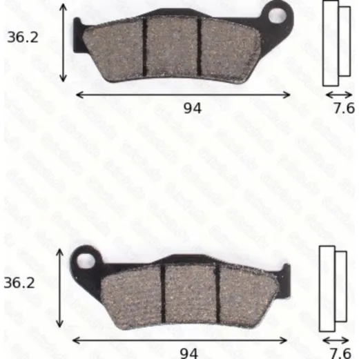 Bremsklötze Scheibenbremsbeläge MCB 648 mit ABE