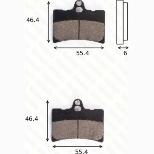 disk brake pads MCB 649 ABE approved
