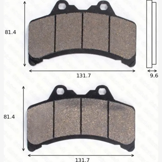 Bremsklötze Scheibenbremsbeläge MCB 655 mit ABE