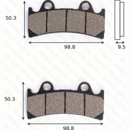 disk brake pads MCB 656 SRQ