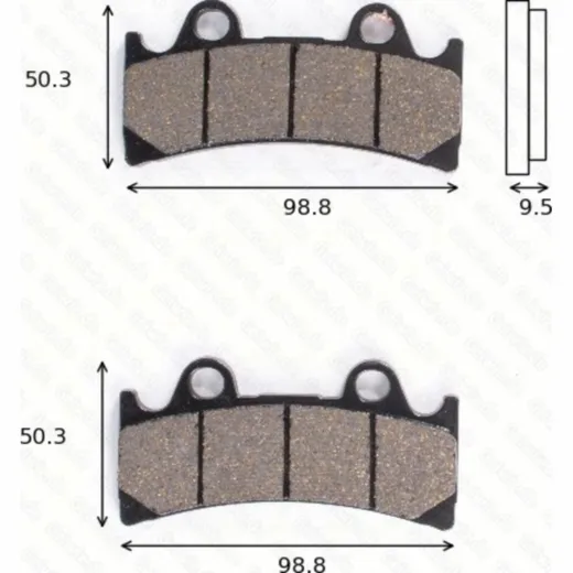 disk brake pads MCB 656 ABE approved