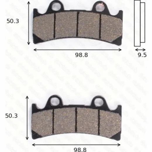 disk brake pads MCB 656 SV ABE approved