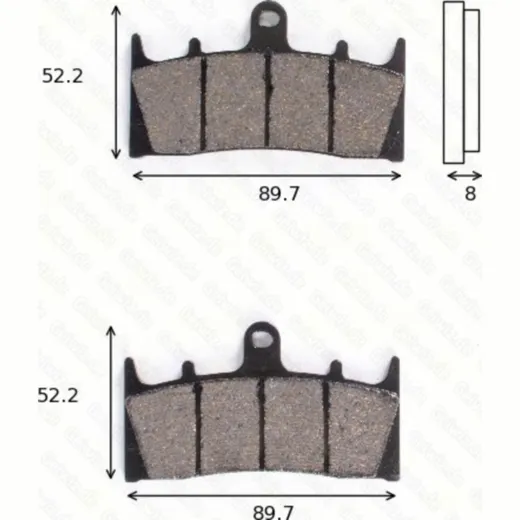 Bremsklötze Scheibenbremsbeläge MCB 659 mit ABE