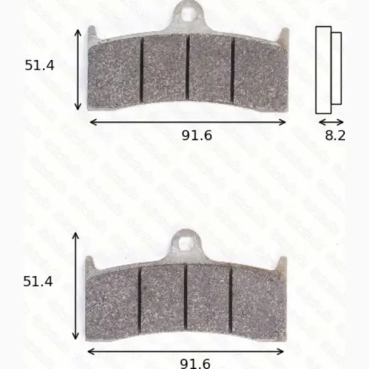 disk brake pads MCB 660 SRQ