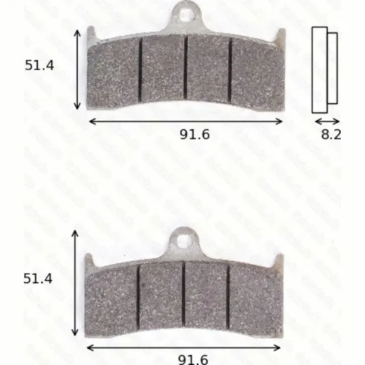 disk brake pads MCB 660 SV ABE approved