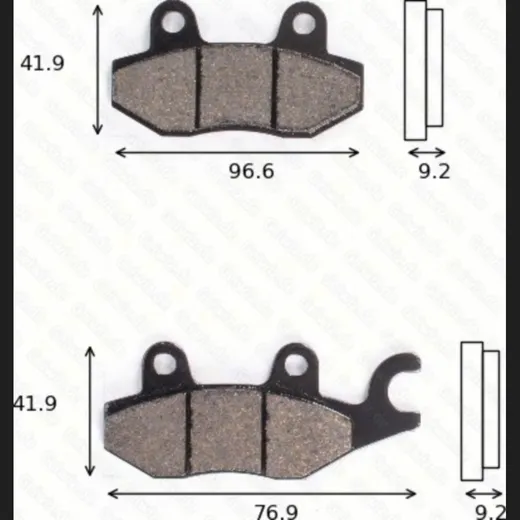 Disc brake pads MCB 663 SRM homologated