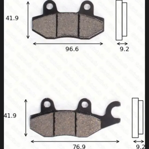 disk brake pads MCB 663 ABE approved