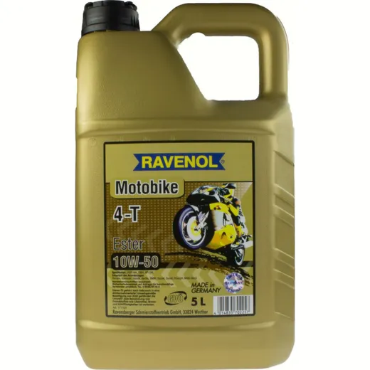10W-50 vollsynthetisches 4-Takt-Motorradöl Ester 4L.