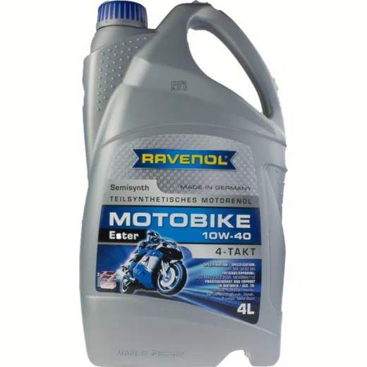 10W-40 synthetic 4-stroke motorbike oil Ester 4L.