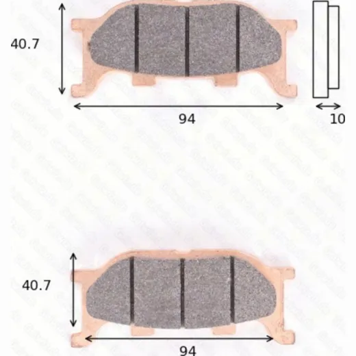 disk brake pads MCB 666 SV ABE approved