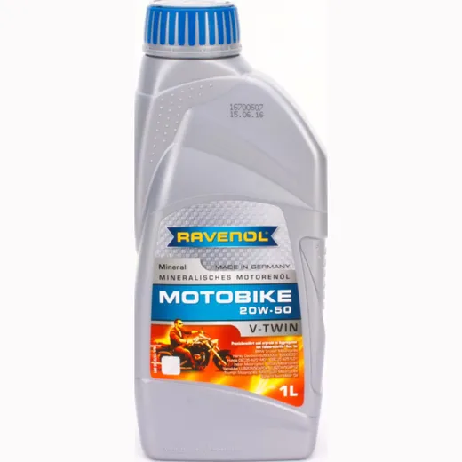 20W-50 Motobike V-Twin 4-Takt-Motorradöl mineralisch 1L.