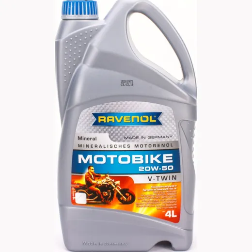20W-50 Motobike V-Twin 4-Takt-Motorradöl mineralisch 4L.