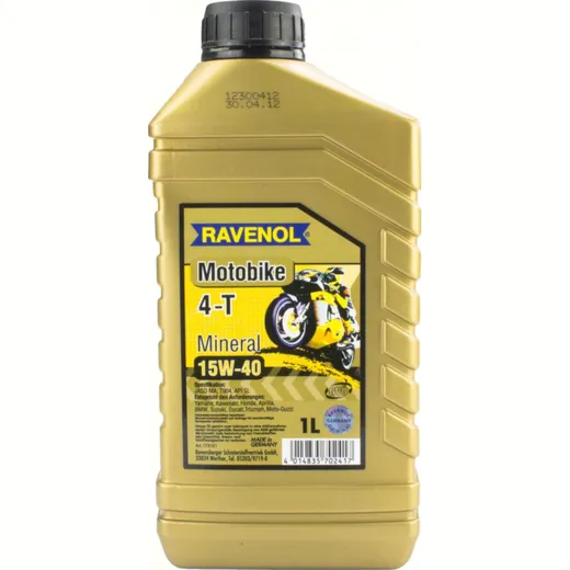 15W-40 4-stroke motorbike oil minerally 1L.