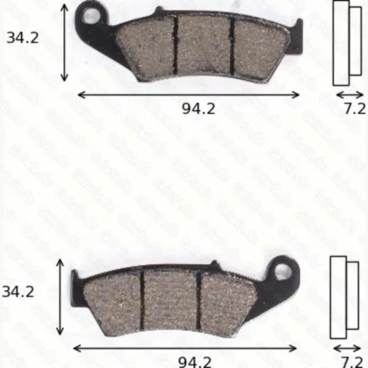 disk brake pads MCB 669 SI ABE approved