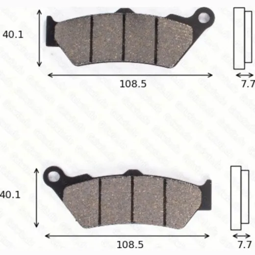 Bremsklötze Scheibenbremsbeläge MCB 671 SV mit ABE