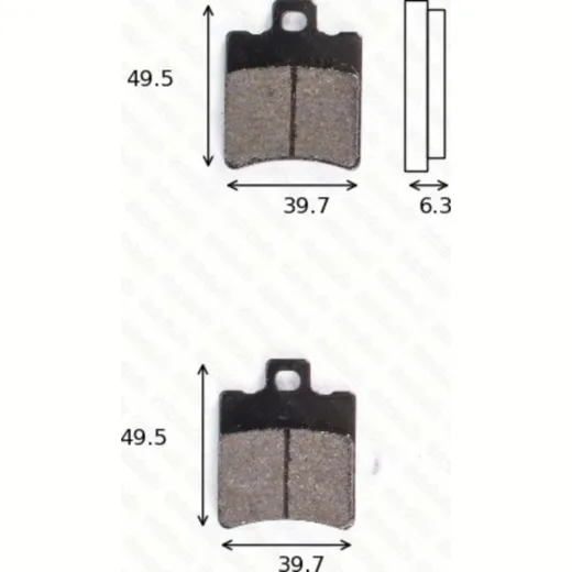 disk brake pads MCB 674 SR