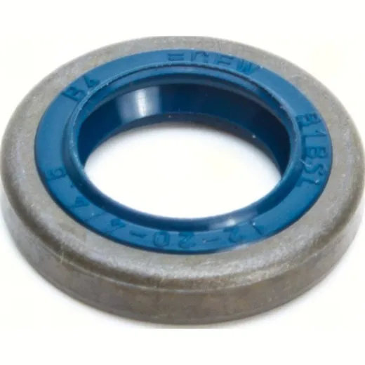 Shaft seal 12x20x4/4,5, St, NBR, with dust lip