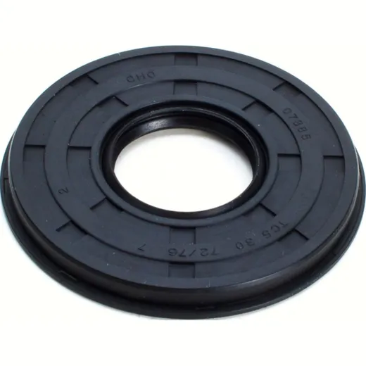 Shaft seal 30x72/76x7, NBR, with dust lip