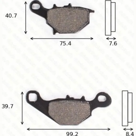 disk brake pads MCB 679 SI ABE approved
