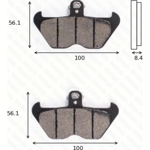 disk brake pads MCB 680 SV ABE approved