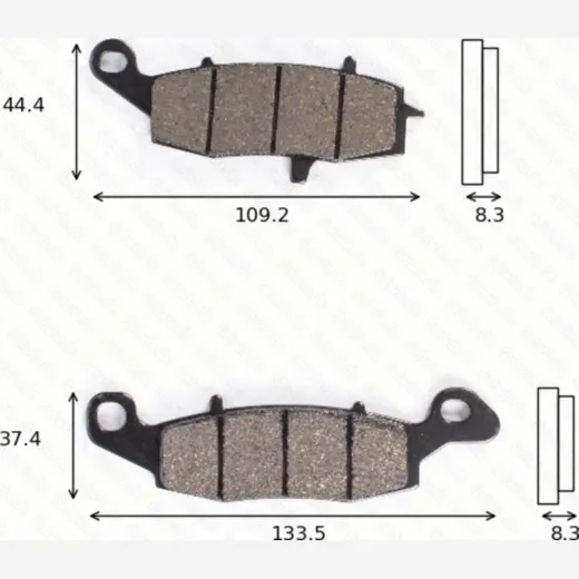 disk brake pads MCB 682 SV ABE approved